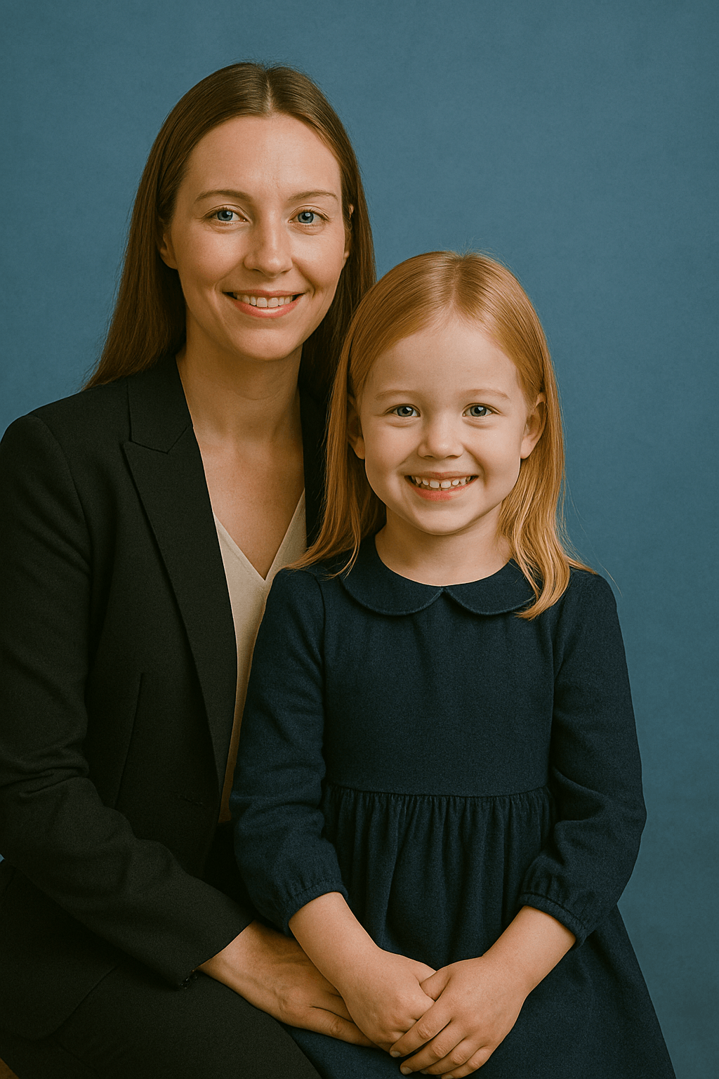 Hermanos abrazándose